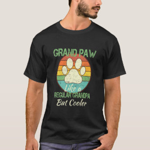 Grandpaw Dog Grandpa Grand Paw Vintage Retro Men T-Shirt