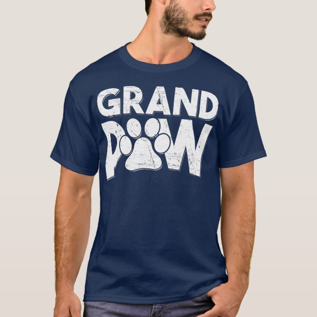Grandpaw Dog Grandpa s Grand Paw Gifts Men T-Shirt (Front)