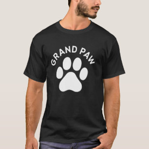 Grandpaw Dog Paw Pet Lover Grandparent Gift for Gr T-Shirt