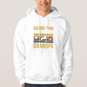 Grandpaw Grandpa Dog Lover Retro Hoodie