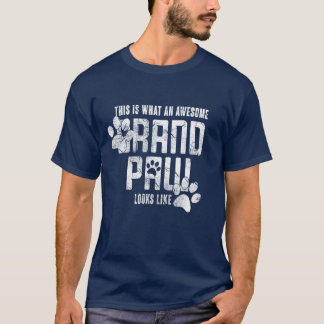 GrandPaw GrandPa Dog T-Shirt for Father's Day Gift