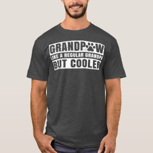 Grandpaw Men Grand Paw Regular Grandpa Dog T-Shirt