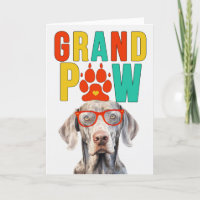 GrandPAW Weimaraner GrandDOG Grandparents Day