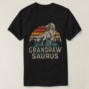 Grandpawsaurus Dinosaur Grandpa Saurus Fathers Day T-Shirt