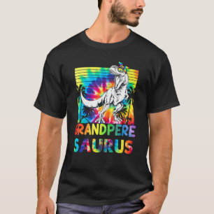 Grandperesaurus Rex Mum Dinosaur Grandpere Saurus T-Shirt