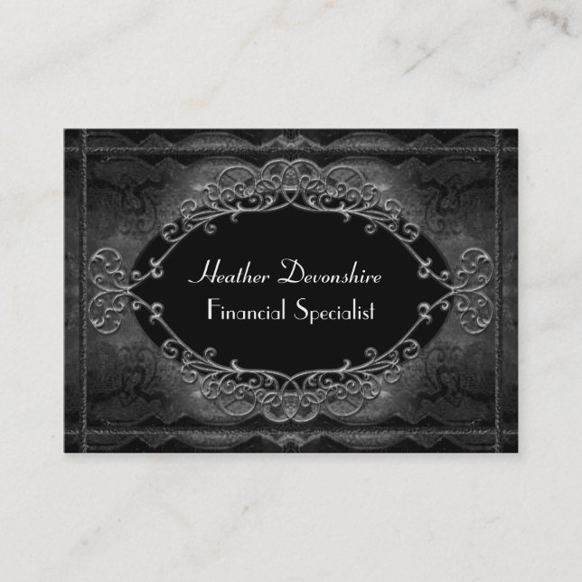 Grandpointe Shadow Vintage Professional Business Card (Front)