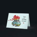 Grandson 23rd Birthday Car Load of Hearts Card<br><div class="desc">Your dear grandson will definitely have a blast when he gets this fun card to greet him on his 23rd birthday. He will know that he is loved much when he sees the hearts on the cover. Send him loads of love with this.</div>