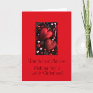 Grandson and his Fiancee  Merry Christmas card