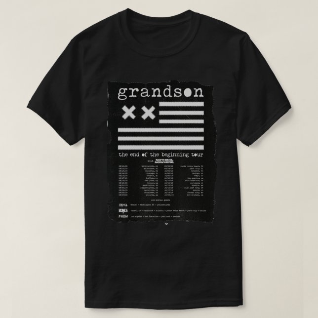Grandson Band Tour Shirt Classic T-Shirt (Design Front)