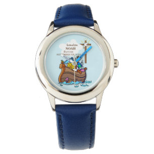 Grandson Baptism Noah's Ark Personalised Watch
