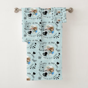 grandson bath towel set