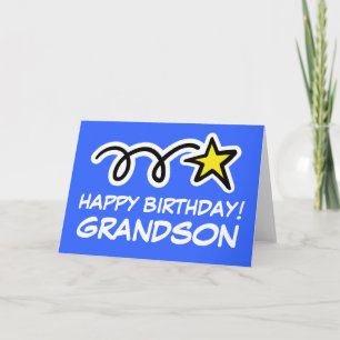 Grandson Birthday card