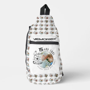 Grandson Birthday Custom Photo Minimalist Sling Bag