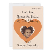 Grandson Birthday Greeting Rustic Simple Photo