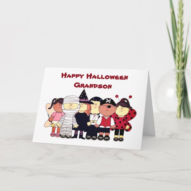 *****GRANDSON*****  BOO TO YOU!!!!!! CARD (Front)