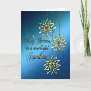 Grandson Christmas card