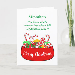 Grandson Christmas Card