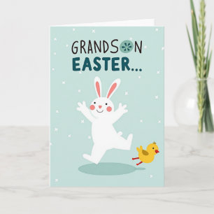Grandson Easter Fun Time Card