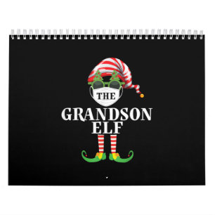 Grandson Elf Matching Christmas Calendar
