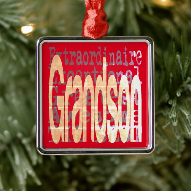 Grandson Extraordinaire Metal Tree Decoration (Tree)