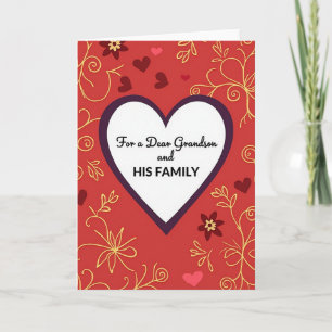 Grandson Family Heartfelt Card