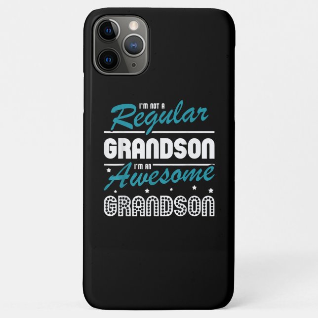 Grandson Gift | Im Not A Regular Grandson Case-Mate iPhone Case (Back)