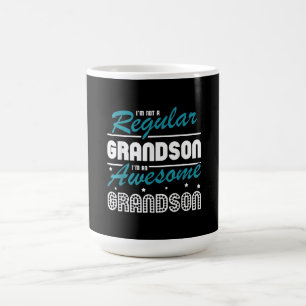 Grandson Gift   Im Not A Regular Grandson Coffee Mug