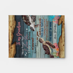 Grandson Gift   Letter To My Grandson From Grandpa Envelope