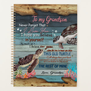 Grandson Gift   Letter To My Grandson From Grandpa Planner