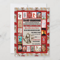 Grandson Gifts | To My Grandson Love From Grandma