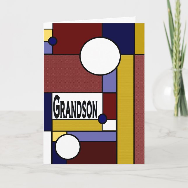 Grandson - Happy Father's Day! Card (Front)