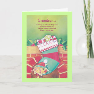 Grandson... Holiday Card