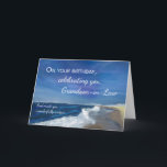 Grandson in Law Religious Birthday Waves on Ocean Card<br><div class="desc">Send birthday blessings to your grandson-in-law with this peaceful beach scene and soft sky design. The spiritual message honours his character and reminds him that he’s loved,  appreciated,  and seen through the eyes of faith. A thoughtful way to celebrate the man he is and his place in the family.</div>