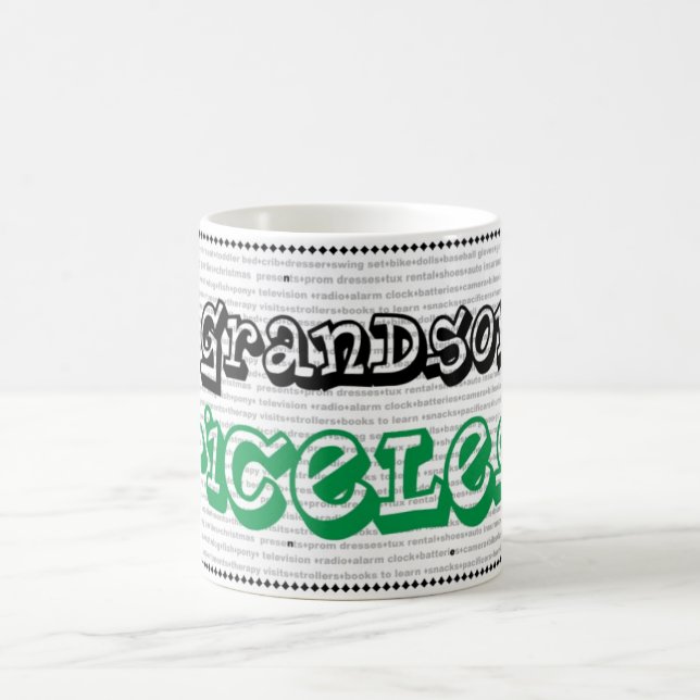 Grandson is Priceless Coffee Mug (Center)