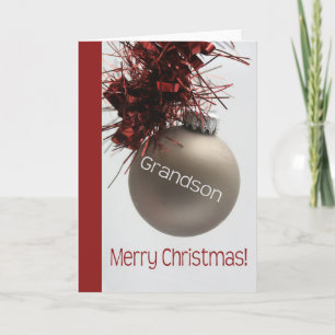 Grandson Merry Christmas card