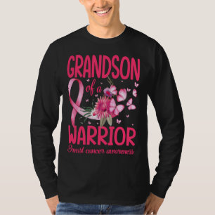GRANDSON of a Warrior Breast Cancer T-Shirt