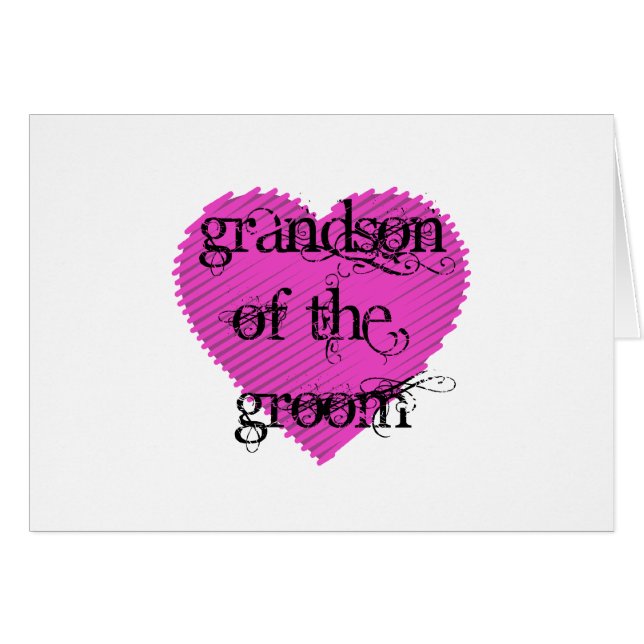 Grandson of the Groom (Front Horizontal)