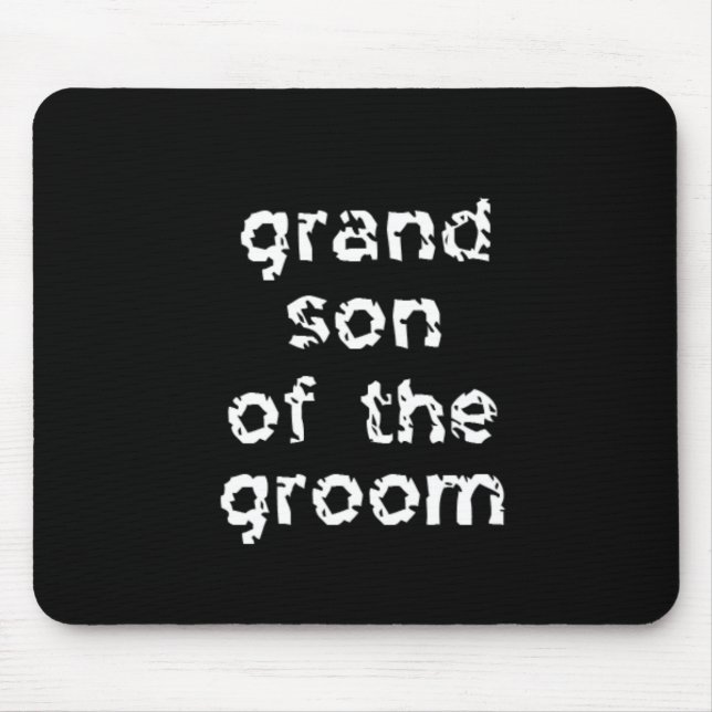 Grandson of the Groom Mouse Mat (Front)