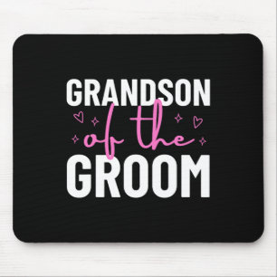 Grandson Of The Groom Wedding Marriage Party Famil Mouse Mat