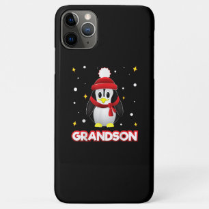 Grandson Penguin Christmas Family Matching Xmas iPhone 11 Pro Max Case