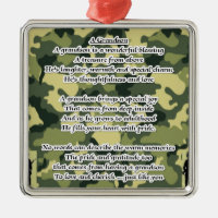 Grandson Poem Army Camouflage
