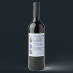 Grandson  Poem  Wine Bottle Label  18th  Birthday<br><div class="desc">A great gift for a special grandson on his birthday</div>