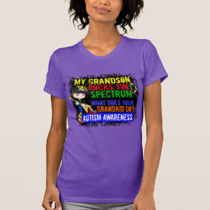 Grandson Rocks The Spectrum Autism T-Shirt