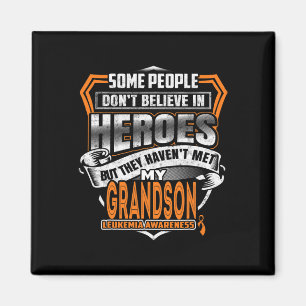 Grandson's Fight Is My Fight Leukaemia Awareness 1 Magnet