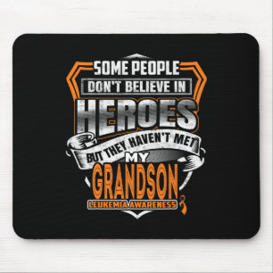 Grandson's Fight Is My Fight Leukaemia Awareness 1 Mouse Mat