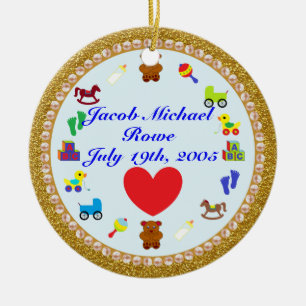 Grandson's Personalised Christmas Ornament