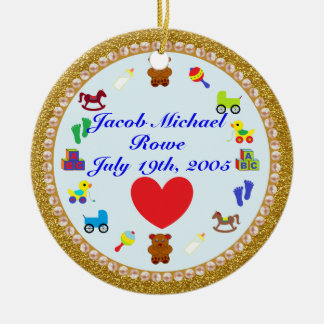 Grandson's Personalised Christmas Ornament