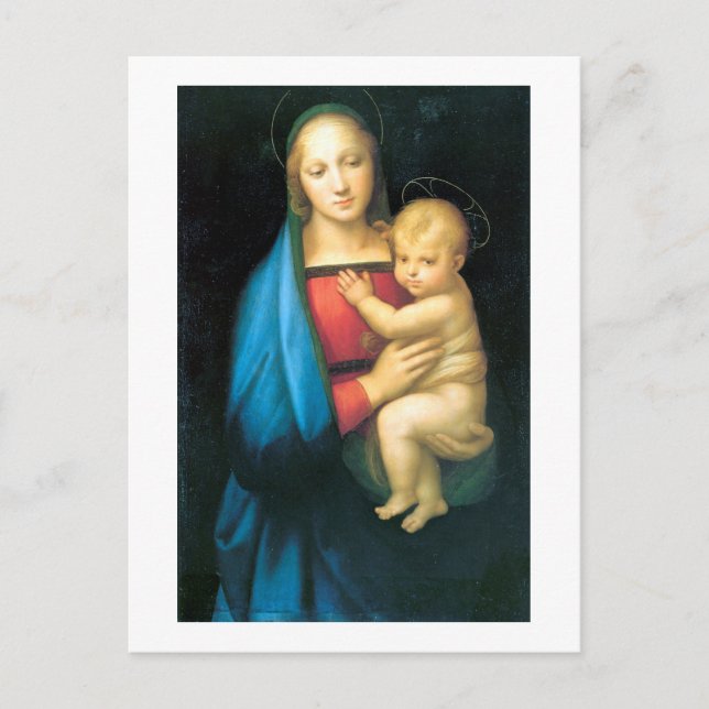 Granduca Madonna, Raphael Postcard (Front)