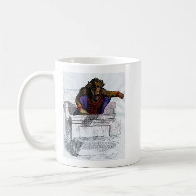 Grandville Sheeple Zendula Bison Coffee Mug (Left)