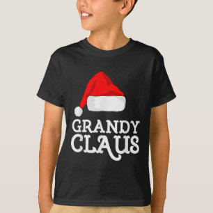 Grandy Claus Christmas Santa's Hat Pajama Family X T-Shirt